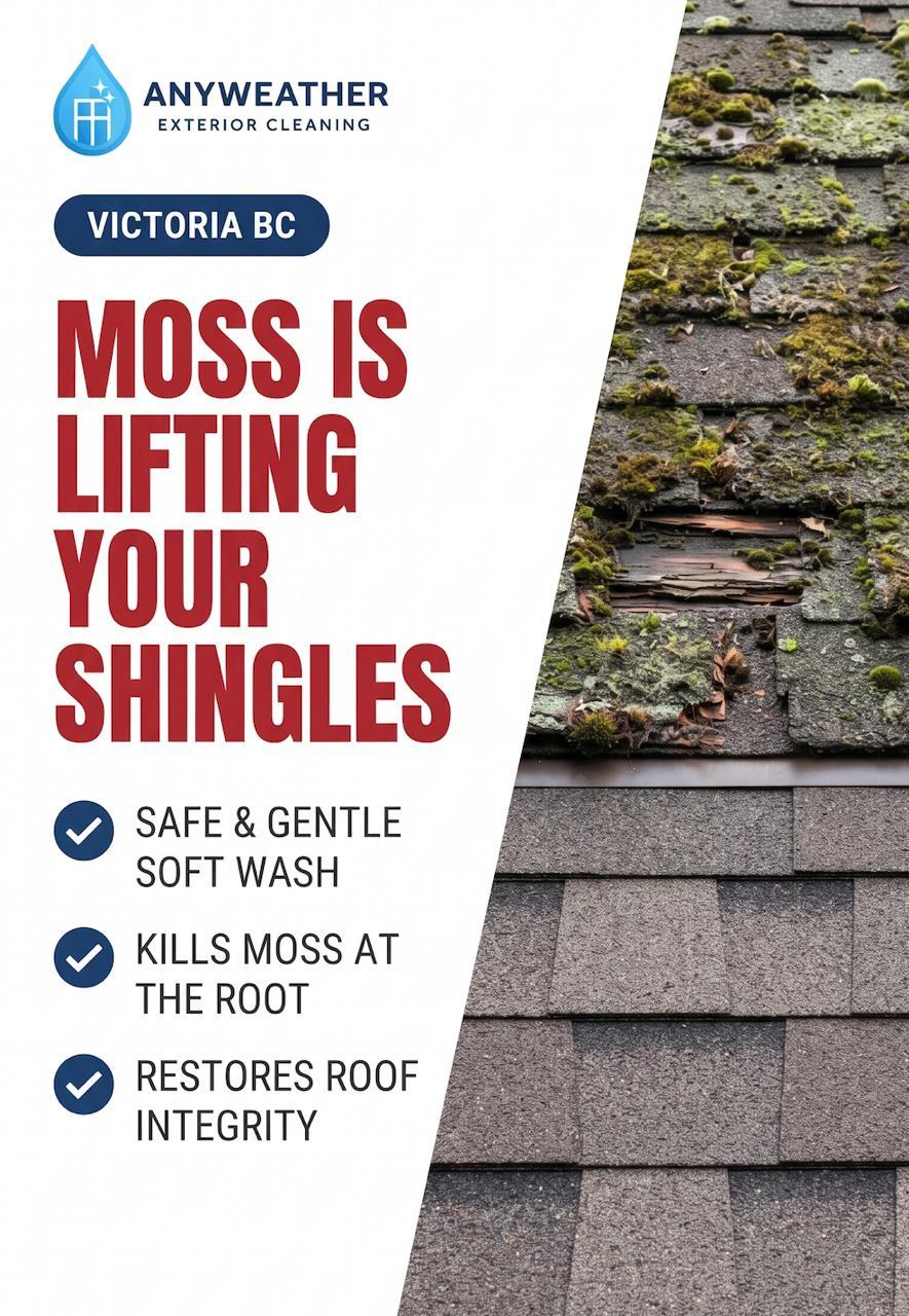 Static ad: Moss is lifting your shingles